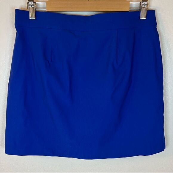 Rafaela Women’s Comfort Skort size Small Royal Blue Pull-on Elastic Waist - Picture 5 of 6